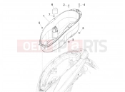 PIAGGIO Medley 200 E5+ (EU) Helmet huosing - Undersaddle