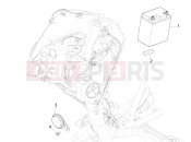 PIAGGIO Medley 200 E5+ (EU) Remote control switches - Battery - Horn