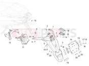 PIAGGIO MP3 310 HPE / HPE Sport E5+ (EU) Rear cover - Splash guard