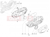 PIAGGIO MP3 400 HPE Classic-Sport E5+ (EU) Crankcase cover - Crankcase cooling
