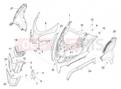 PIAGGIO MP3 400 HPE Classic-Sport E5+ (EU) Front shield