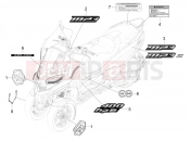 PIAGGIO MP3 400 HPE Classic-Sport E5+ (EU) Plates - Emblems