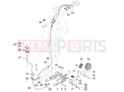 Control pedals - Levers - Piaggio MP3 530 HPE Exclusive E5+ (EU) 2024