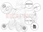 Plates - Emblems - Piaggio MP3 300 YOUrban ERL 2016