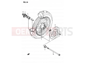 SUZUKI AP507 W (1998) (T/7/V) 34 - FRONT WHEEL