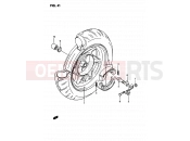SUZUKI AP50 V (1997) (T/7/V) 41 - REAR WHEEL