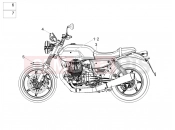 Decal - Motoguzzi V7 Stone E5+ (EU) 2025
