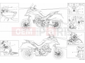 DUCATI 2020 Multistrada 1260 S Touring LABEL, WARNING