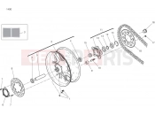 DUCATI 2023 Monster SP Rear wheel
