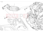 DUCATI 2023 Monster SP Rear shock absorber