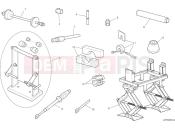 DUCATI 2025 Desert X Workshop service tools - frame