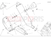 DUCATI 2025 Desert X Discovery Exhaust silencer