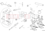 DUCATI 2025 Desert X Rally Workshop service tools - frame