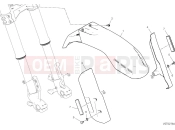 DUCATI 2025 Desert X Rally Front mudguard