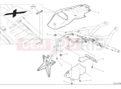 DUCATI 2025 Desert X Rally Rear mudguard
