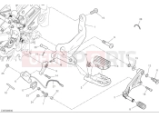 DUCATI 2025 Desert X Rally Left footrest