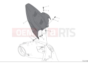 DUCATI 2025 Panigale V2 Superquadro Final Edition Rear mudguard