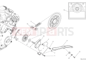 DUCATI 2025 Panigale V4 Front sprocket & chain