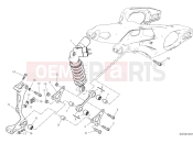 DUCATI 2025 Panigale V4 S Rear shock absorber