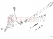 DUCATI 2025 Hypermotard 698 Mono Side stand