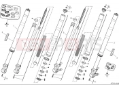 DUCATI 2025 Hypermotard 698 Mono Front fork (Asia)