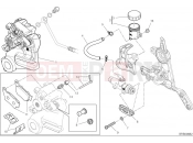 DUCATI 2025 Hypermotard 698 Mono Rear brake system