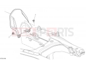 DUCATI 2025 Hypermotard 698 Mono Rear mudguard