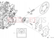 DUCATI 2025 Hypermotard 698 Mono Front sprocket & chain