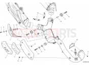 DUCATI 2025 Hypermotard 698 Mono Exhaust manifold