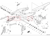 DUCATI 2025 Hypermotard 698 Mono Rear swingarm