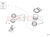 DUCATI 2025 Hypermotard 698 Mono Cylinder & piston