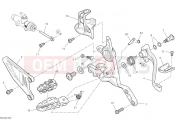 DUCATI 2025 Hypermotard 698 Mono Right footrest