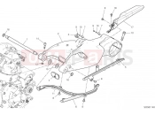 DUCATI 2025 Hypermotard 950 Rear swingarm