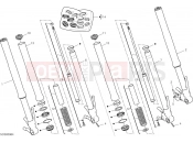 DUCATI 2025 Hypermotard 950 Front fork