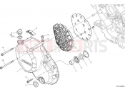 DUCATI 2025 Hypermotard 950 SP Clutch cover