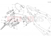 DUCATI 2025 Hypermotard 950 SP License plate holder