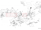 DUCATI Monster Right footrests