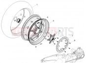 MOTOGUZZI V100 Mandello S E5+ (EU) Rear wheel