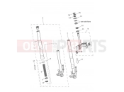 TRIUMPH Speed Triple RS Front Forks and Yokes