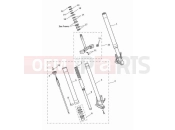 TRIUMPH Tiger 900 GT Pro Front forks & lower yoke assy