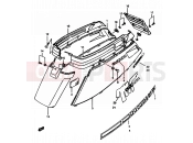 SUZUKI CP50CHF M (1991) 26 - FRAME COVER