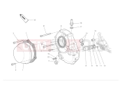 Clutch-side crankcase cover - Ducati Hypermotard 1100 S 2008