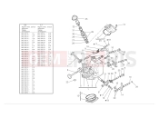 Horizontal cylinder head - Ducati Hypermotard 1100 S 2008