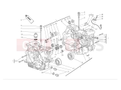 Crankcase halves - Ducati Hypermotard 1100 S 2008