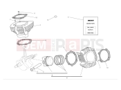 Cylinders - pistons - Ducati Hypermotard 1100 S 2008