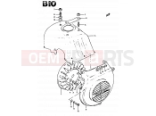 10 - COOLING FAN (MODEL D) - Suzuki CS50 / CS50D / CS50G D (1983)