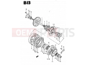 13 - TRANSMISSION (3) - Suzuki CS50 / CS50D / CS50G D (1983)