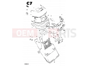 22 - REAR COMBINATION LAMP - Suzuki CS50 / CS50D / CS50G D (1983)