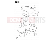 40 - COVER HANDLE (CS50GD) - Suzuki CS50 / CS50D / CS50G D (1983)