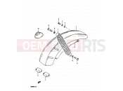 SUZUKI CS80C / CS80L D (1983) 51 - REAR FENDER - REAR SHOCK ABSORBER (E02, E17, E22)